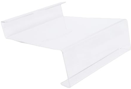 TIKATARER Motionscykelläsställ Löpbandsbokhållare, Bokhållare i Akryl, Bärbart Tablettställ med Justerbar Design, Perfekt för Gymträning och Läsning (Transparent)