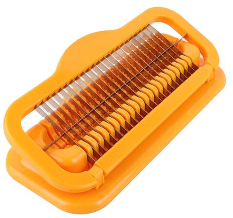 Duokon Multifunctional Hot Dog Sausage Cutter Ergonomic Handheld Vegetable Fruit Slicer with for Cutting Sausages Ham Bananas