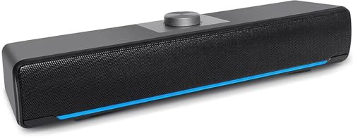 Computer PC Bluetooth Gaming Soundbar Desktop Monitor Altoparlanti HiFi Stereo Wireless con USB Powered PC Speaker per Laptop Smartphone Tablet Ipad