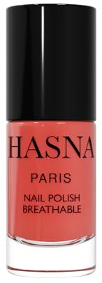 HASNA PARIS - Nagellack Halal - Éco-Responsable - Glanz und langanhaltend - einfach eine Applikation - 6ml (CORAL)