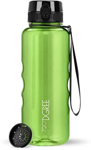 720°DGREE Trinkflasche „uberBottle“ Sieb – 6 Größen, über 40 Farben wählbar