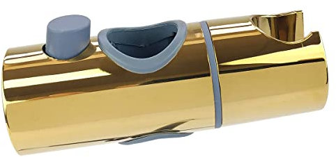 EcoSpa 25mm Gold Slider Bracket for Showerheads Shower Handset Holder Riser Rail