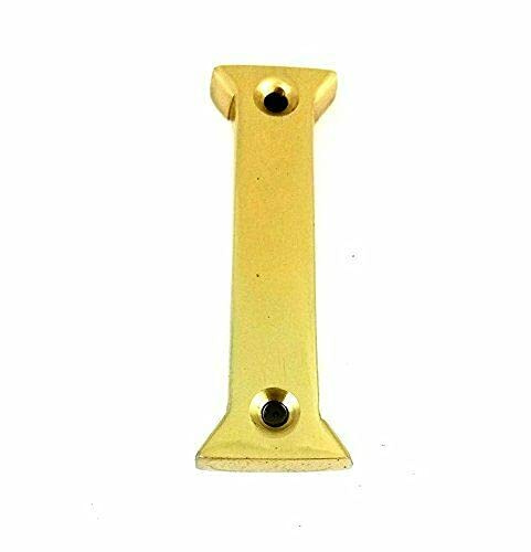 Ironmongery Solutions® House Door Letters A to Z in Polished Brass - Fit To All Types of Door 50mm (I)