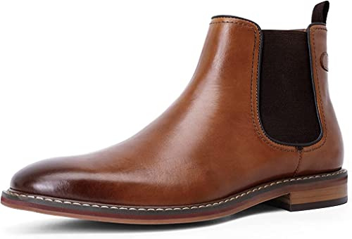 DESAI Chelsea Botas sin Cordones para Hombre, Marrón, 41 EU