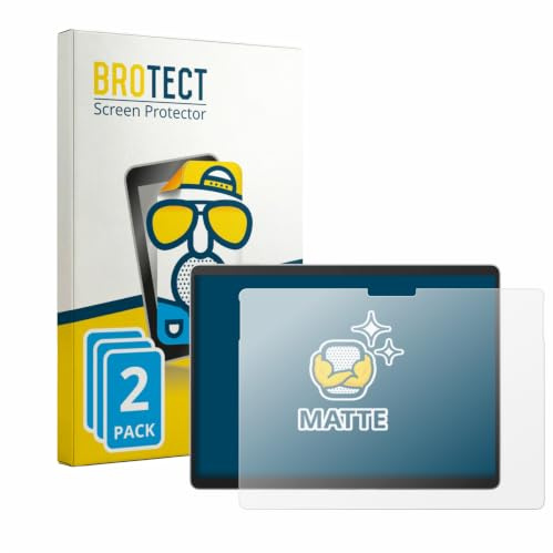 BROTECT Schutzfolie für Microsoft Surface Pro 9 | 2 Stück Entspiegelnder Displayschutz Made in Germany Matte Displayschutz-Folie Anti-Reflex Anti-Fingerprint Einfache Montage