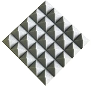 10 Stück flammhemmender Akustikschaum, Selbstklebende Schallschutzschaumfliesen schallabsorbierende Dämmschaumbehandlung Wandpaneele für Hotel, Restaurant, Bar (A 50 * 50 * 8CM)