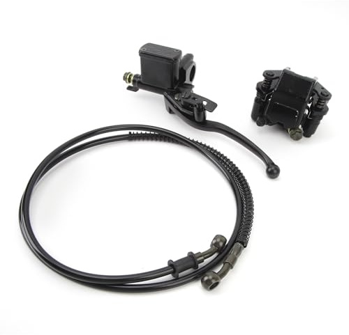 Conjunto de Pinza de Cilindro Maestro de Freno, Kit de Freno de Disco Hidráulico de Pinza de Cilindro Maestro de Freno Hidráulico para 50 Cc 70 Cc 90 Cc 110 Cc 125 Cc 150 Cc ATV
