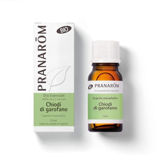 PRANARÔM - Olio Essenziale di Chiodi di Garofano BIO - 100% Puro e Naturale Chemotipizzato - Comfort Orale - Antisettico Antinfiammatorio e Antibatterico - Igiene Dentale e Alito Fresco - 10 ml | Voies urinaires Immunité et bien-être