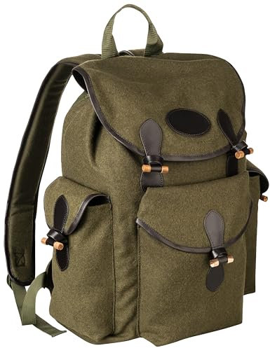 K & S Lodenrucksack Jagd mit Sitzkissen Jagdrucksack Rucksack Loden Wandern Trekking Outdoor mit Schweißeinlage Grün 30L