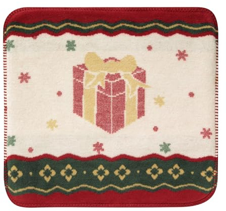 Villeroy & Boch Kissenhüllen Toy's Delight Present Creme 50x50 cm | Made in Germany, Kissenhülle mit buntem Weihnachtsmotiv, flauschiges Dekokissen zu Weihnachten, OEKO-TEX Made in Green