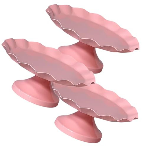SHOWERORO 3pezzi Vassoi Per Dolci Per Cupcake Per e Cerimonie Per Matrimonio e Compleanni Alzatine Decorative