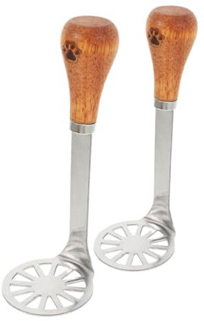 SECFOU 2pièces à Pommes De Terre Acier Avec Poignée Outil De Cuisine Pour Purée De Légumes Et Aliments Pour