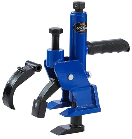 KATSU Tools Démonta-Pneu Manuel avec poignée et Patin Caoutchouc – Griffe supplémentaire, Outil Universel réparation Auto, Tracteur, Tondeuse, remorque