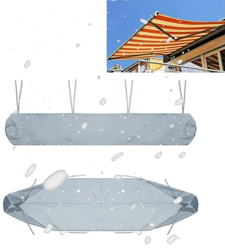 XUHCLY Markisenschutzhülle für Markisen,Markisen-Schutzhülle für Markisen, Terrassen-Markisenabdeckung,Einziehbare Rolladen-Abdeckung,Markisenabdeckung Abdeckplane(Size:350cm,Color:b)