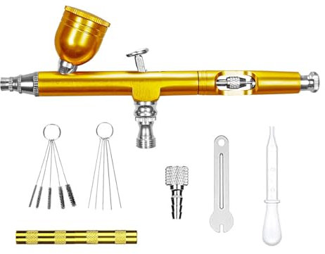 Stylo à double action avec embout de 0,3 mm en aluminium pour décoration de gâteaux. Capacité améliorée