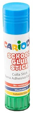 Carioca Colla Stick 20 g Lavabile Senza Solventi per Scuola Casa e Ufficio