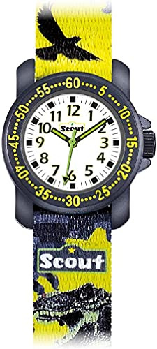 Scout Jungen-Armbanduhr Analog Quarz Textil 280376039