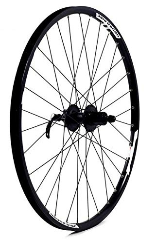 HBR KX Wheels: MTB 26 Doublewall Q/R Cassette Wheel Disc Brake (Rear)-BLACK -26