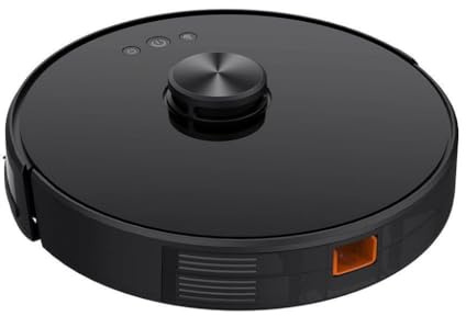 V-TAC Aspirador giroscópico Robotizado de Carga automática Compatible con Amazon Alexa y Google Home, Color Negro