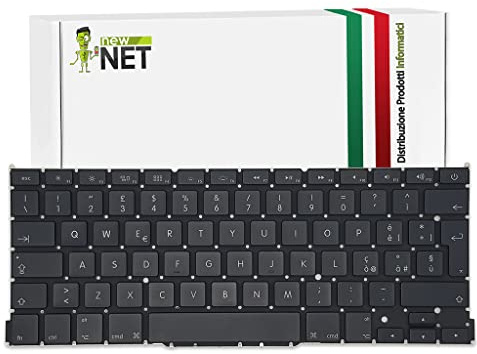 new net - Keyboards - Tastiera Italiana Compatibile con Notebook Mac Book 13 A1502 Late fine 2013 Mid metà 2014 Early Inizio 2015[ Senza Frame - Layout ITA ]