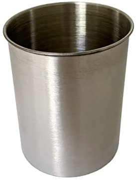 Edelstahl Dose 450 ml für Bioethanol Bioalkohol Brenngel Brennbehälter Tischkamin, Variante:Behälter 450 ml