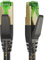 KabelDirekt – Cat 7 Netzwerkkabel, flexible & bruchfeste Nylon-Ummantelung – 0,5 m – 10 Gigabit Lan & Ethernet Kabel (Patchkabel geeignet für Highspeed Netzwerke, Switch, Router, PC & Modem, RJ45)