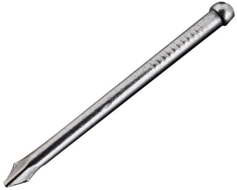ERICAT 80 Uds. Clavos sin Cabeza de Acero al Carbono, Accesorios de fijación de zócalo de Suelo de Madera, Clavos de Acero sin Cabeza (Size : 28mm)