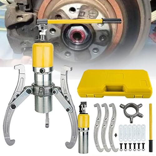 Hochleistungs-Hydraulik-Zahnradabzieher, 5–20 Tonnen, Lagerabzieher-Trennvorrichtung, 2 oder 3 Backen, Lagerentfernungszylinder-Werkzeugsatz, zum Abziehen von Naben, Flanschen, Zahnrädern, Lagern,20T