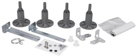 easyPART passend für Beko 1784430011 Montagematerial mit Füßen für | Integrierte Geschirrspüler, Metallwinkel, Schlauchschelle, Kompatibel mit Arçelik, Arctic, Altus, Blomberg, ElektraBregenz