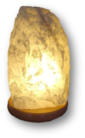 Kristall Lampe groß, 4-5 kg, Edelstein Bergkristall Leuchte, Rohstein beleuchtet