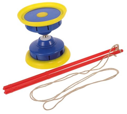 Kisangel Diabolo Yoyo Mit Dreifachlager Traditionelles Chinesisches Und Junge Mädchen Fördert Fitness Und Unterhaltung Handstäbe Blau Stabfarbe Zufällig