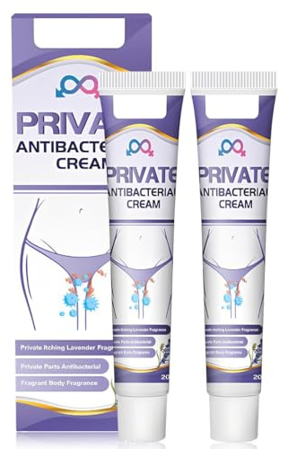 EIROVYA 2 Pezzi Crema Antibatterica Privata,Crema per il Trattamento del Prurito,Crema per Prurito Intimo Signora,Crema Prurito Intimo Esterno Donna,Cremas per Care del Prurito