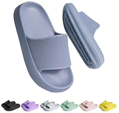 Buwege Kids Sliders Girls Boys Shower Slippers Summer Pool Soft EVA Slide Sandals Outdoor Bath House Flip Flops