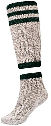 Cuir Craft Herren Loferl Stutzen Trachtenstrümpfe Trachtensocken Loferl Herren Trachtenstrümpfe 2-teilig Wadenwärmer + Socken