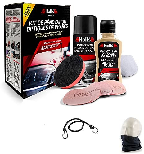 COMPATIBILE CON DR DR ZERO KIT RINNOVA FANALI RIPRISTINA LA TRASPARENZA ORIGINALE DELL'OTTICA DEI FARI INGIALLITI, OPACHI E GRAFFIATI RIMUOVE GRAFFI PROFONDI E OSSIDAZIONI