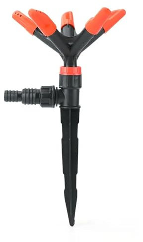 Arroseur rotatif automatique de 26,4 x 14 cm – Peut couvrir une grande surface, arroseur professionnel pour pelouse, cour, toit de refroidissement