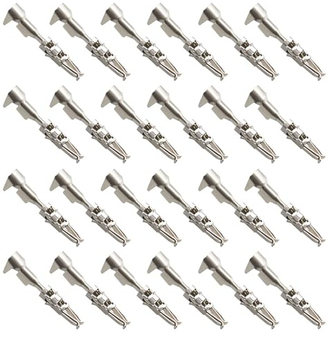 40 Stück Kfz Stecker Kabelbaum Klemmen 10335701 357972740D 963530 Verkabelungs-Crimp Reparaturklemme Kompatibel mit VW Kompatibel mit Audi Crimp Anschlussstift