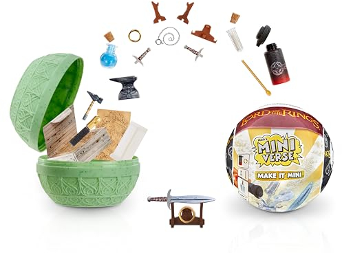MGA's Miniverse Make It Mini - The Lord of the Rings Mini Collectibles, Blind Packaging, DIY, Resin Play, Replicas, Suitable for Collectors & Kids Ages 8+, NOT EDIBLE