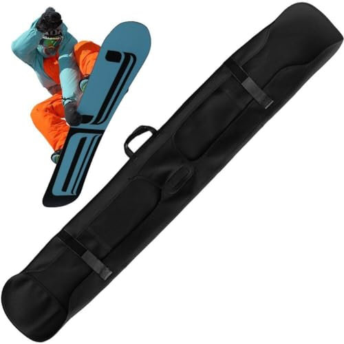 Hrippy Snowboardhülsenabdeckung Hülle Verstellbare Snowboardschutzabdeckung Säegeln Snowboardbeutel Gurt Snowboardzubehör