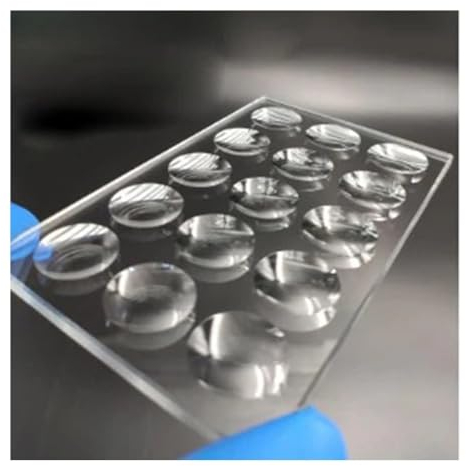 Mikroskop-Zubehör-Kit 15/16/20/96 Biologisches Mikroskopobjektträger mit kreisförmigem konkavem Hohlraum, optisches Glas, mehrere Vertiefungen, optionales Mikroskopzubehör Mikroskopische Objektträger(