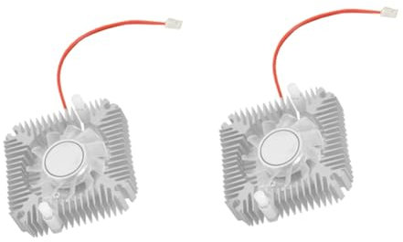 Uonlytech Lot De 2 Ventilateurs De Refroidissement Pour Boîtier Dordinateur 5 5 Cm Silencieux Pour Remplacement De Carte Graphique