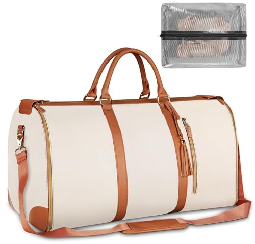 LUOFENG Anzugtasche Aus Leder Für Reisen Mann Und Frau Faltbar Kleidersack Gepäck Reisetaschen Tasche Für Jacken Schuhe Wochenenden Taschenorganisatoren