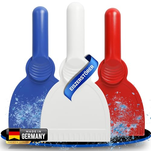 Eiskratzer Auto mit rutschfestem Griff - robuster Scheibenenteiser Winter | ergonomischer Griff, Kratzkante, Winter, Scheibe, Auto, Frost, mühelos, langlebig, robust, Winterzubehör