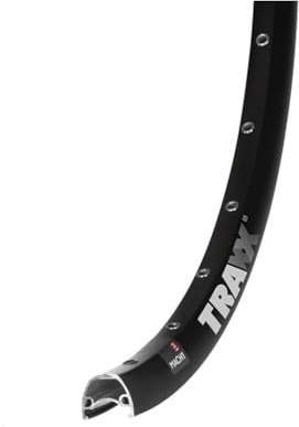windmeile | Jante Mach1 Traxx en 27,5 pouces pour vélo électrique, trekking et vélo de ville, en noir, œillets, 14G, pour frein à disque, vélo électrique