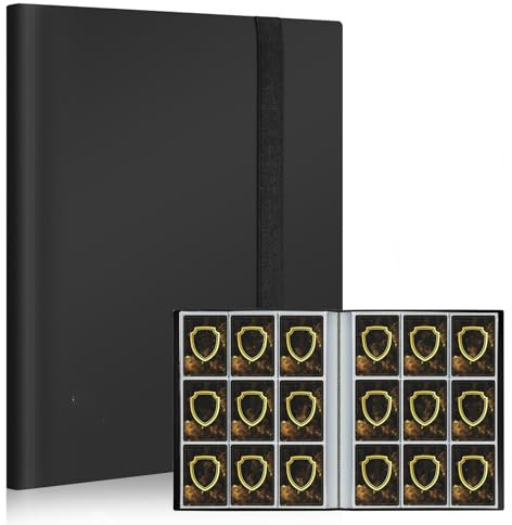 Album Cartas Pokemon 9 Bolsillos, Álbum Cartas Coleccionista para 360 Cartas 20 Paginas