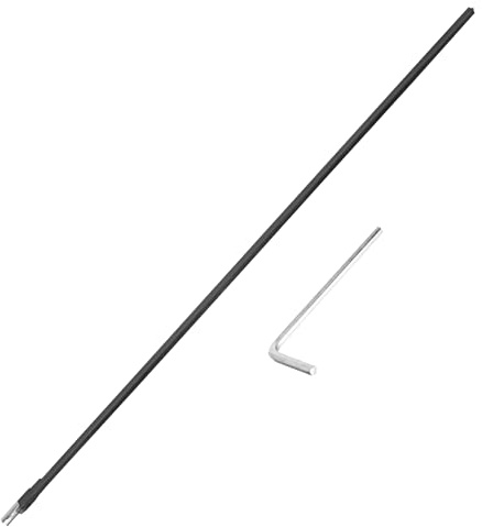 Yardwe Gitarren Halsstab Stahl 580mm Zwei Wege Verstellbar Mit Schraubenschlüssel Für E-gitarren Zubehör