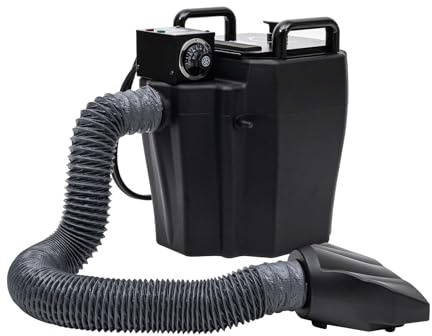 Máquina de niebla con hielo seco profesional de 3,5 kW – Máquina de niebla de suelo con tubo para Stage Effect, bodas y eventos, Halloween, Navidad, actuaciones en clubes