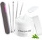 Crema Acne, Crema Granos Cara 50g + Extractor Puntos Negros 4 Piezas, Contiene Aceite Arbol Del Té, Auave No Irritante, Apto Para Todo Tipo Pieles