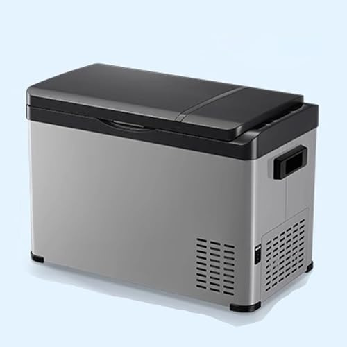 Camping Refrigerator Personal Mini Fridge Car Cooler for Vehicle 30/37L Freezer/Refrigerator Compartments with Removable Dividers 12V/24V/110V/220V(61 * 32 * 47cm)