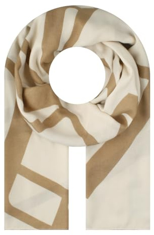 Majea Halstücher Damen Tuch Kopftuch Halstuch Schal Damen-Schal Tücher Stola (880034) (beige 25)